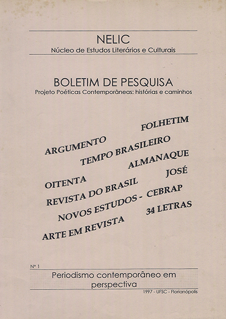 					Visualizar Boletim de Pesquisa NELIC v. 1, n. 1 - Periodismo contemporâneo em perspectiva (1997)
				