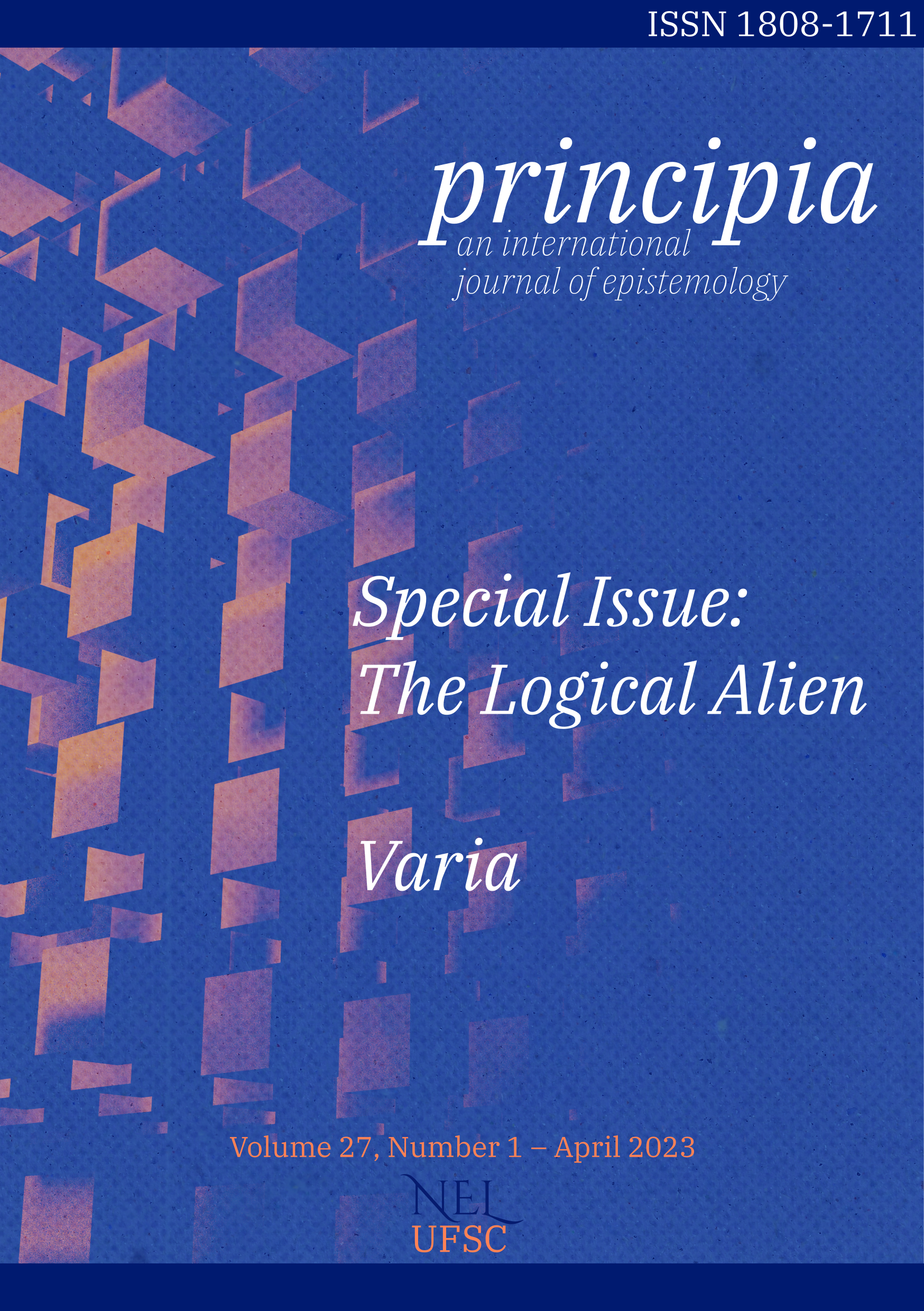 					View Vol. 27 No. 1 (2023): Special Issue: The Logical Alien + Varia
				