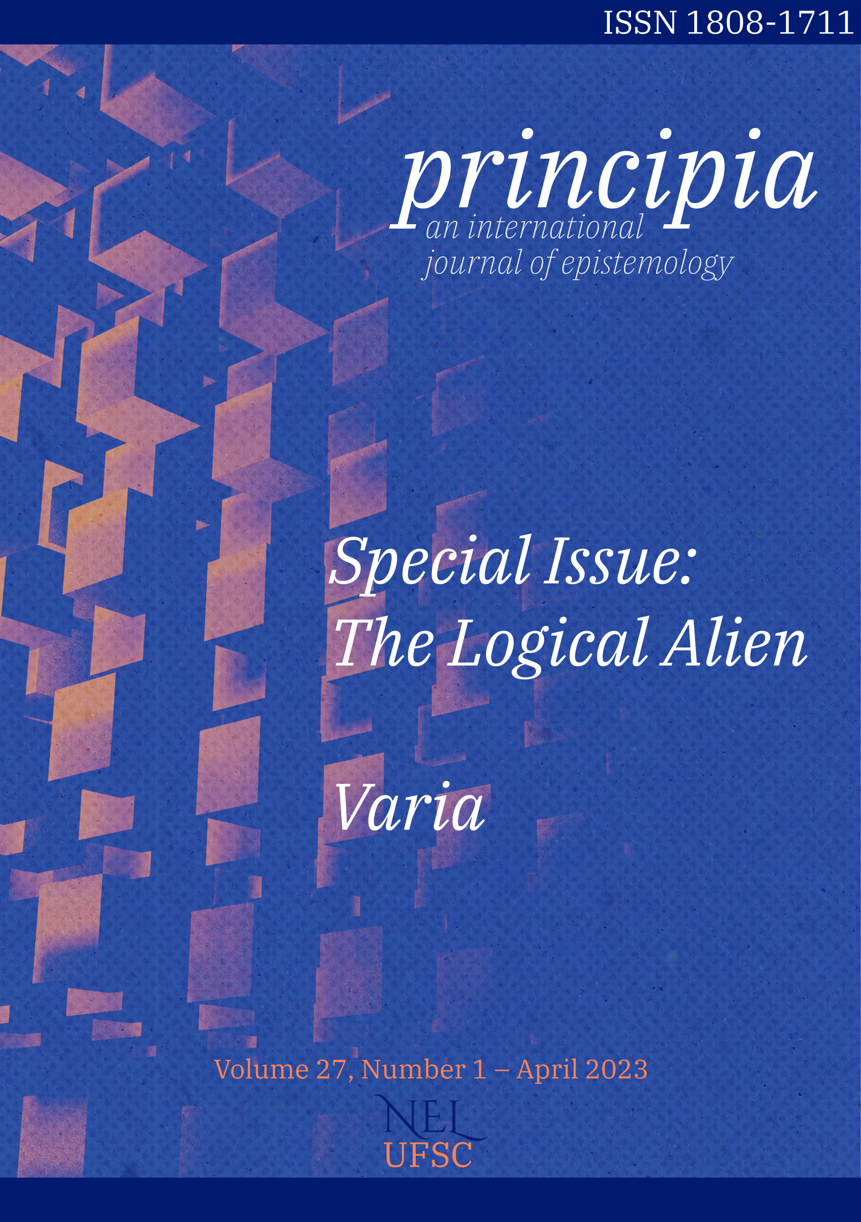 					Ver Vol. 27 Núm. 1 (2023): Special Issue: The Logical Alien + Varia
				