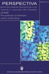 					Visualizar v. 24 n. 1 (2006): Pós-graduação em educação - temas e controvérsias
				