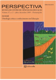 					Visualizar v. 27 n. 2 (2009): Dossiê - Ontologia crítica e conhecimento em Educação
				