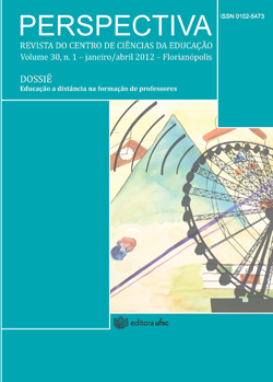 					Visualizar v. 30 n. 1 (2012): Educação a distância na formação de professores
				