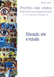 					Visualizar n. 6/7 (2005): Educação, arte e inclusão
				